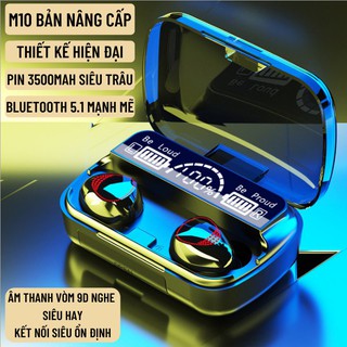 Tai Nghe Bluetooth M10 Phiên Bản Pro Nâng Cấp Pin Trâu 3500maH Nút Cảm Ứng Tự Động Kết Nối Chống Nước Chống