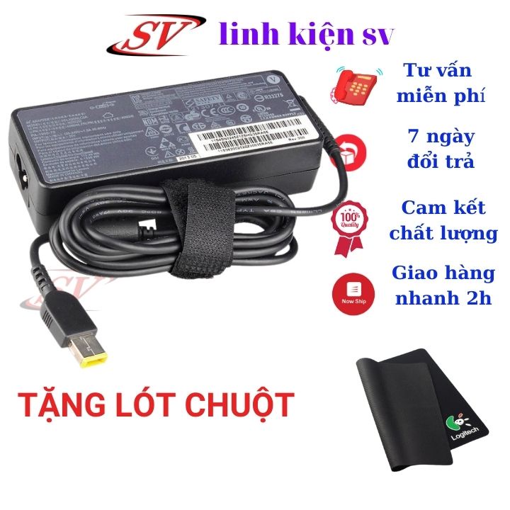 [TẶNG LÓT CHUỘT] Sạc laptop lenovo 3,25 chân usb (chân vuông) - bảo hành 12t | BigBuy360 - bigbuy360.vn