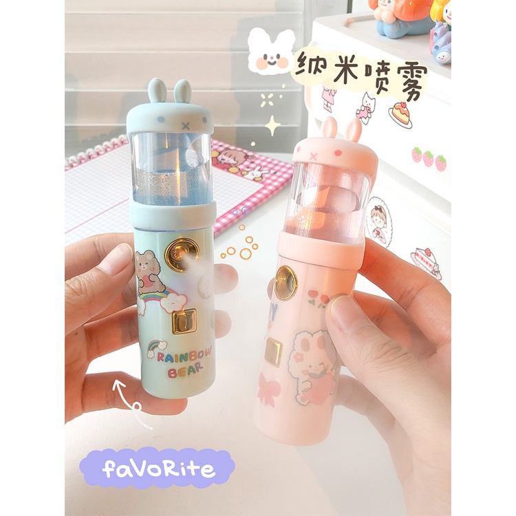 Máy phun sương nano cấp ẩm cầm tay thiết kế nhỏ gọn dễ thương cho nữ | BigBuy360 - bigbuy360.vn
