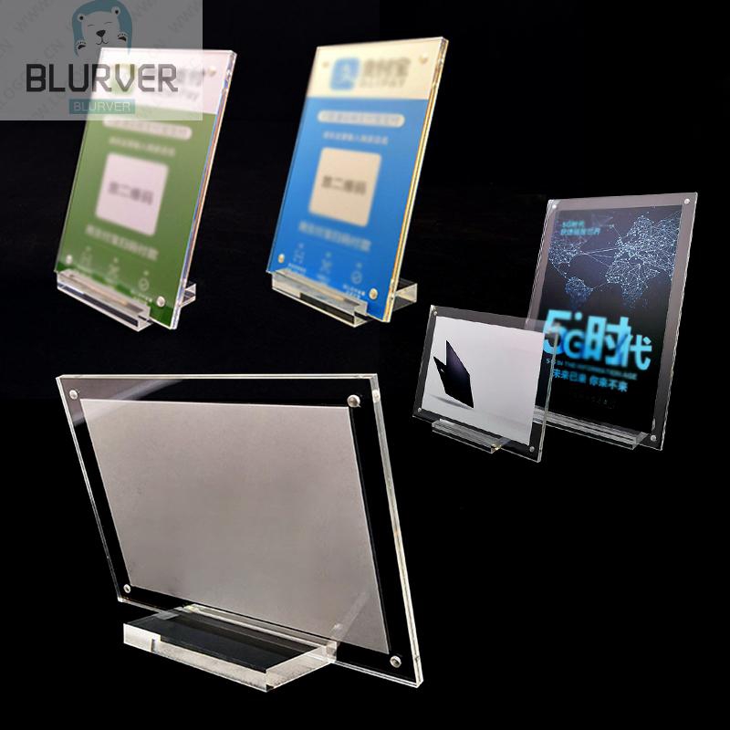 Khung Ảnh Acrylic Trong Suốt Kèm Đế Đỡ Không Độc Hại