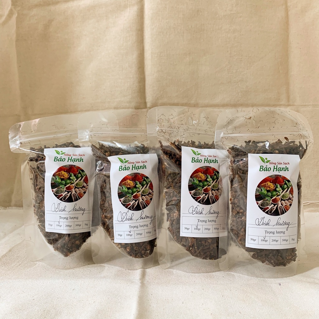 Nụ đinh hương khô thượng hạng 100-500gr Cloves Whole BH Spices gia vị nấu phở BHS018