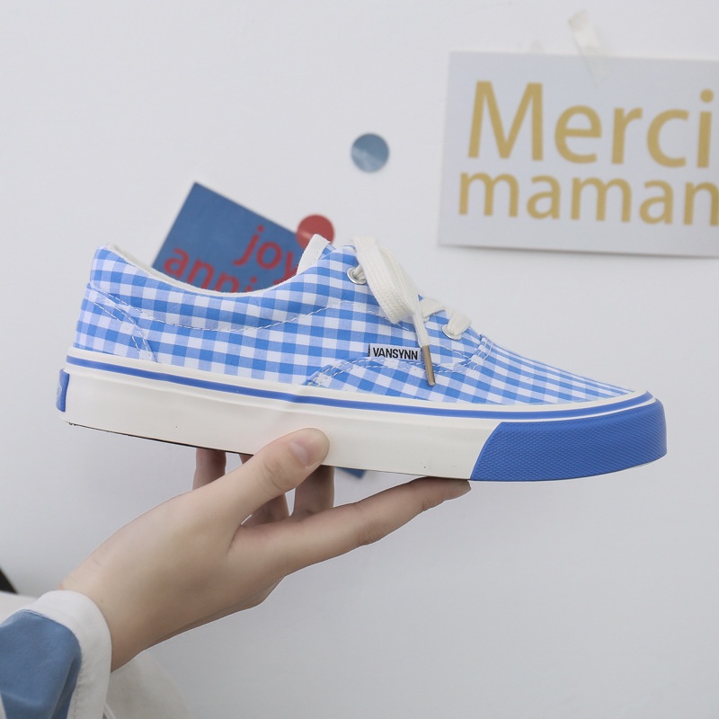 Giày Vải dây buộc đế nâu thời trang mới 2022