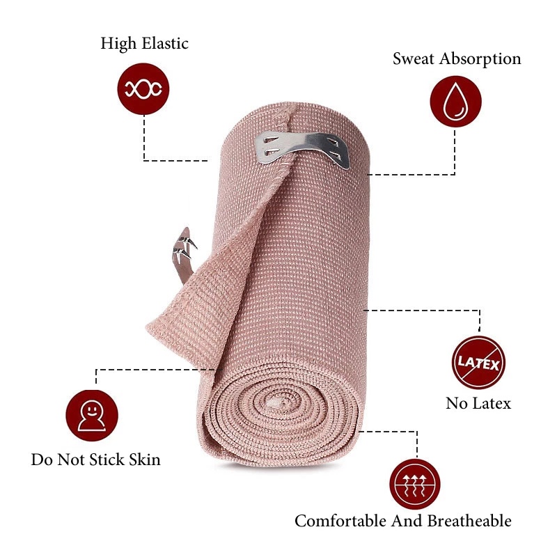 1 Cuộn Băng Keo Dán Vết Thương Co Giãn Khẩn Cấp