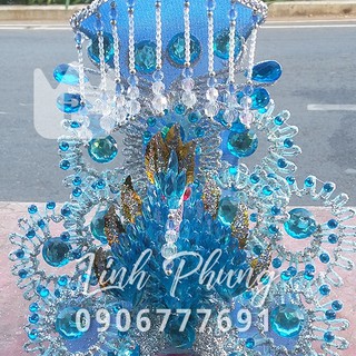 Mão Bà Đầu Cánh Đá - dành cho tượng cao 60cm (Ni 32cm)-Xanh Biển