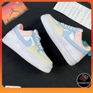 Giày sneaker af1 shadow hồng xanh nữ