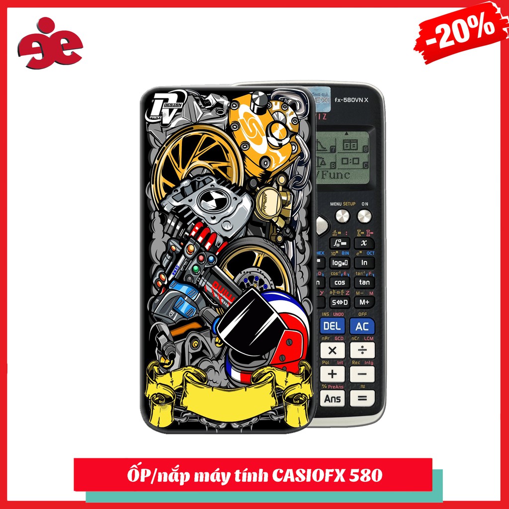 Ốp máy tính CasioFx 580 - Nhận in theo yêu cầu. Các bạn vui lòng gửi hình qua phần chát cho shop nha!!