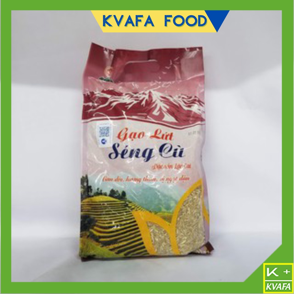 Gạo Lứt Séng Cù Của Bát Xát Lào Cai, Gạo Ngon Thơm, Đậm Đà Giầu Dinh Dưỡng Đóng Túi 2kg [KVAFA FOOD]