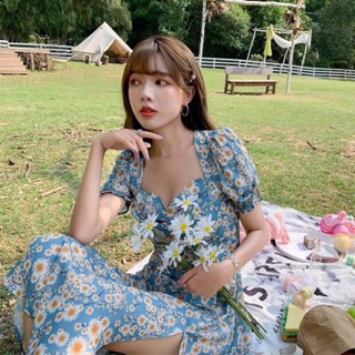ĐẦM MAXI HOA XẺ TÀ