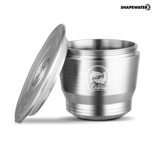 SHAPE™  Steel Refillable Coffee Capsule Filter Tamper Nespresso