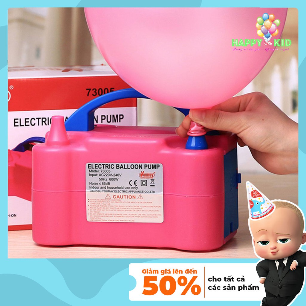 [Mã LIFEXANH03 giảm 10% đơn 500K] Máy bơm bong bóng nhanh chóng, bơm bóng bằng điện siêu tiện lợi loại 1