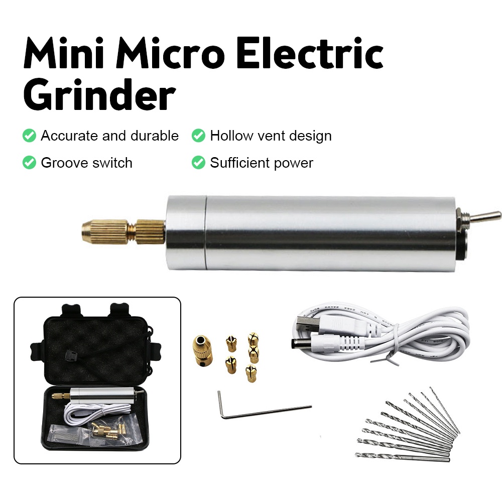 Set 18/ 33 dụng cụ máy mài đánh bóng ADIEEPEN cầm tay mini chuyên dụng