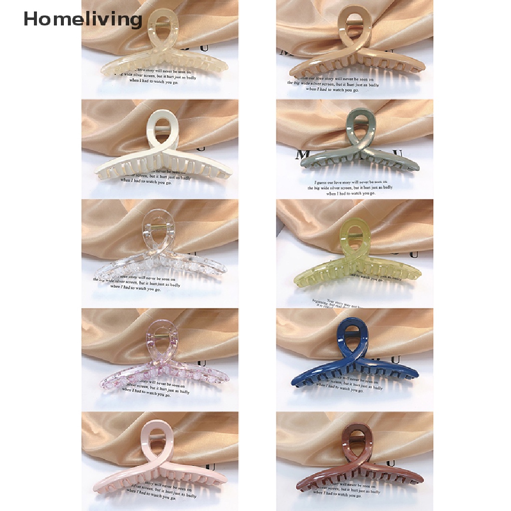 1 Kẹp Tóc Càng Cua Bằng Nhựa Acrylic Cho Nữ