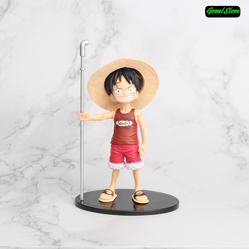 ( SẴN ) 5 MÔ HÌNH FIGURE ONE PIECE CHIBI Luffy, ACE, Zoro, Sanji , Sabo FIGURE