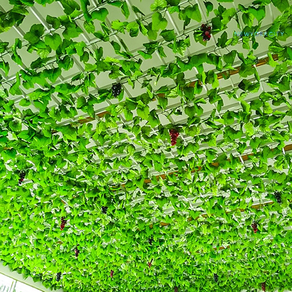 Set 12 Dây Leo Nhân Tạo Bằng Vải Dùng Để Trang Trí Nhà / Quán Cà Phê