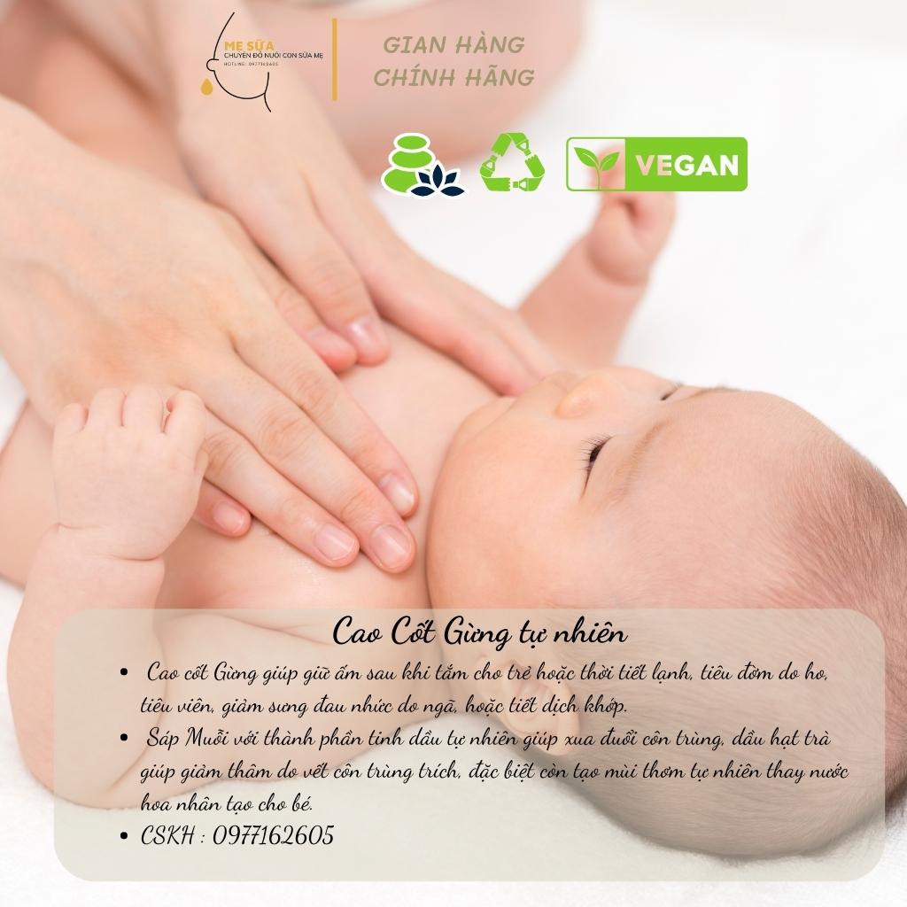 10G Cao Gừng Giữ Ấm cho em bé thiên nhiên Lá Mori