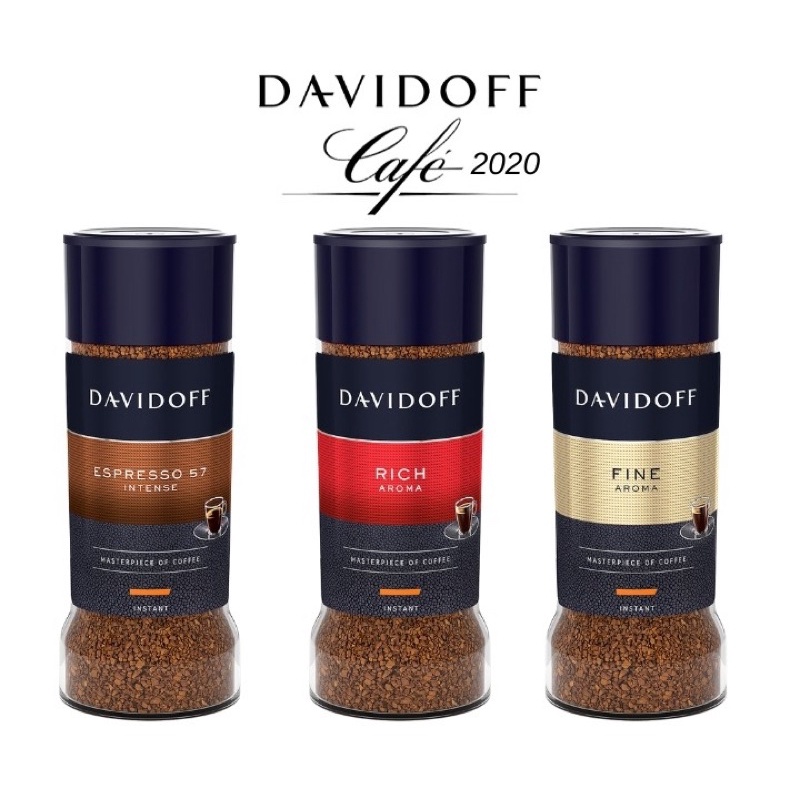 CÀ PHÊ HOÀ TAN DAVIDOFF FINE AROMA ESPRESSO 57 RICH AROMA LỌ 100G