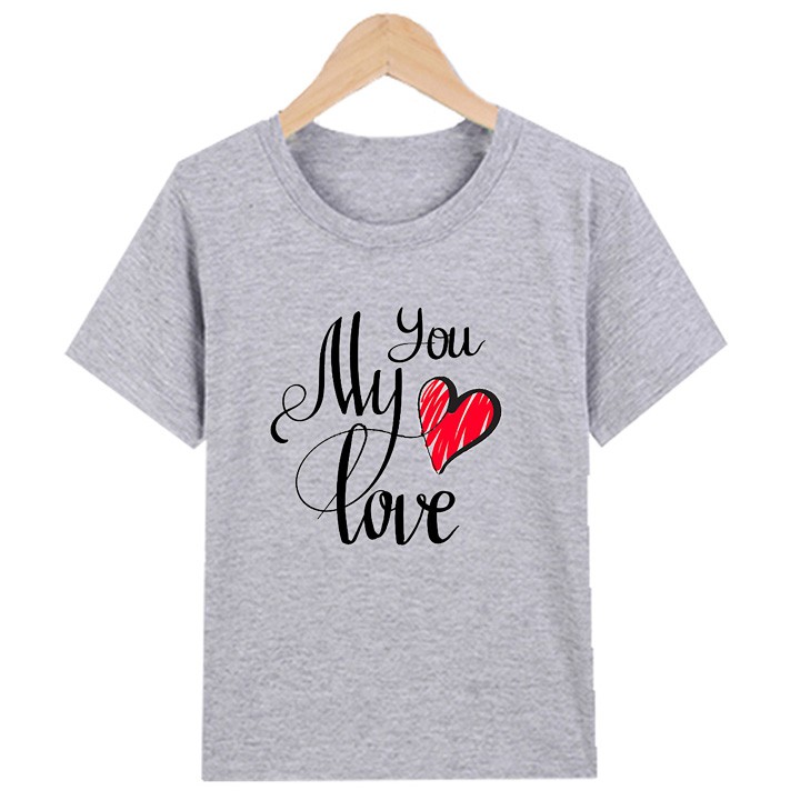 Áo thun nữ tay ngắn in chữ You my love siêu dễ thương ATNK 1083 | BigBuy360 - bigbuy360.vn