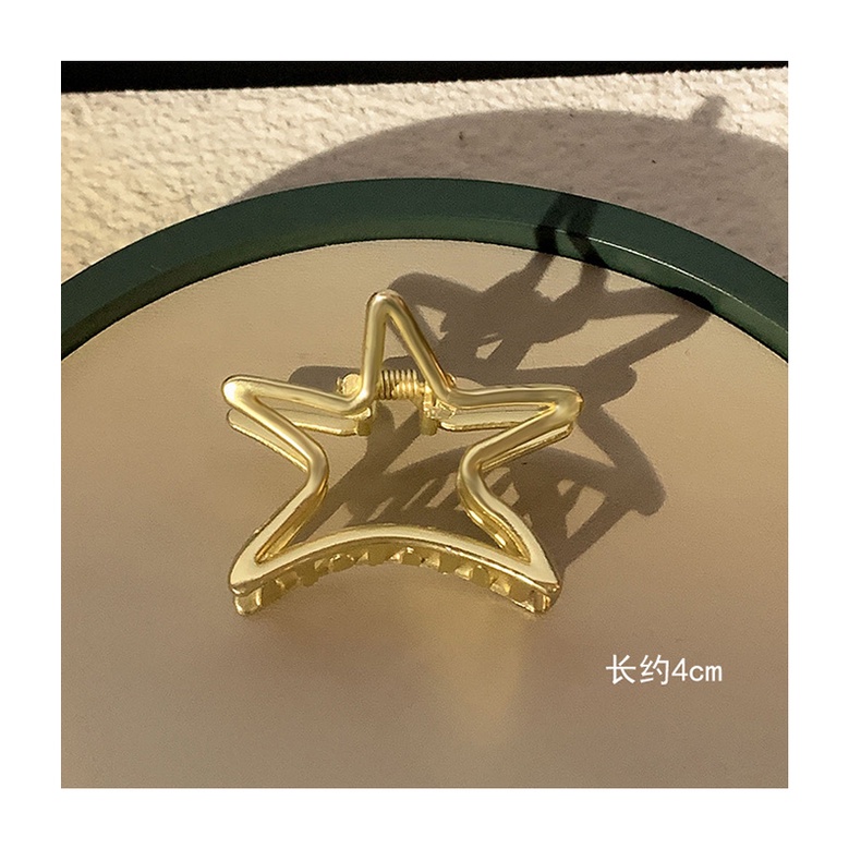 Kẹp Tóc Đuôi Cá Mập Bằng Kim Loại Màu Đen