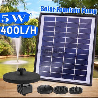 Đài Phun Nước Sử Dụng Năng Lượng Mặt Trời 5w Kèm Bộ Phụ Kiện