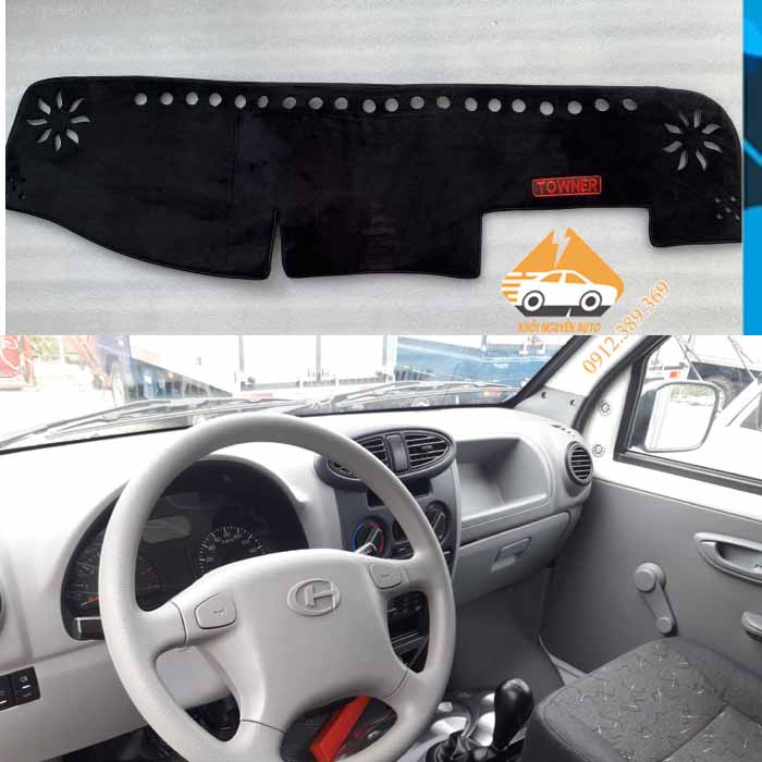 Thảm Taplo Xe Tải Thaco Towner:990,950,van,800,800A,750 Chống Trượt 3 Lớp CHẤT LIỆU NHUNG MỊN Loại 1