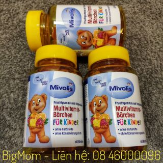 Kẹo gấu Das Gesunde Plus 60 viên - bổ sung vitamin tổng hợp cho bé