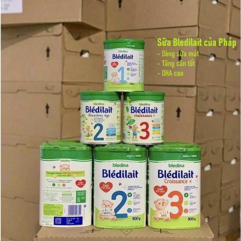 Sữa bột Bledilait Số 1,số 2,số 3,loại 900g( Date luôn mới)