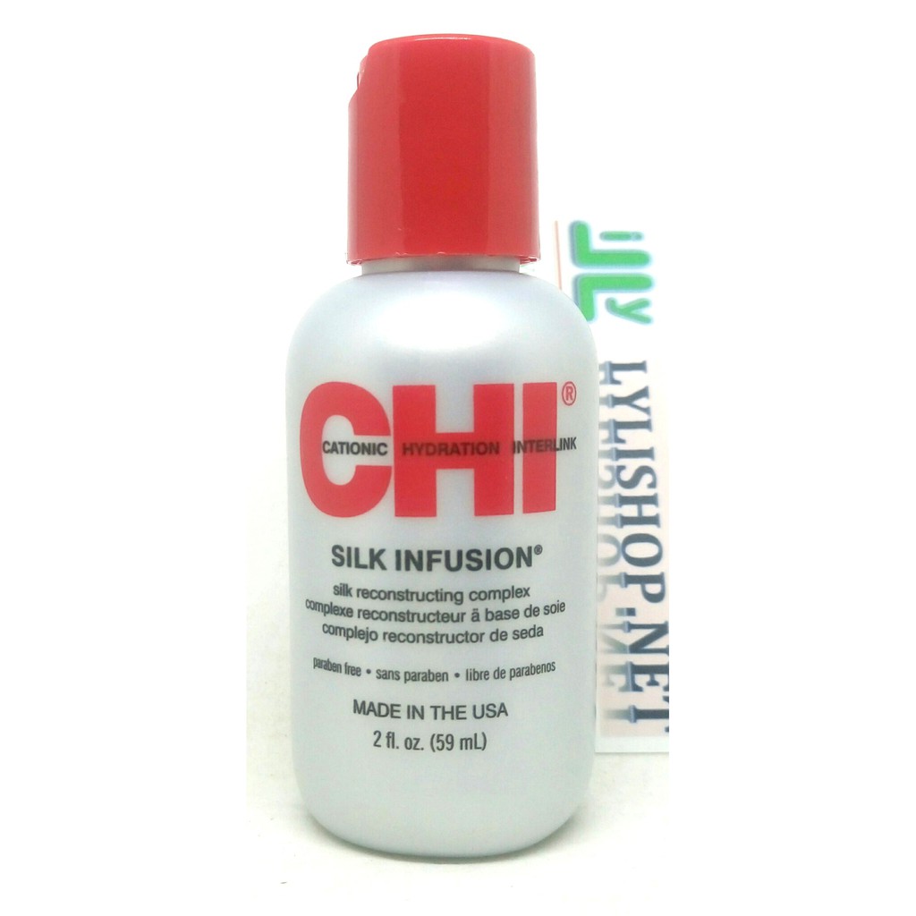 Dầu dưỡng tóc của Mỹ CHI Silk Infusion 59ml từ mỹ