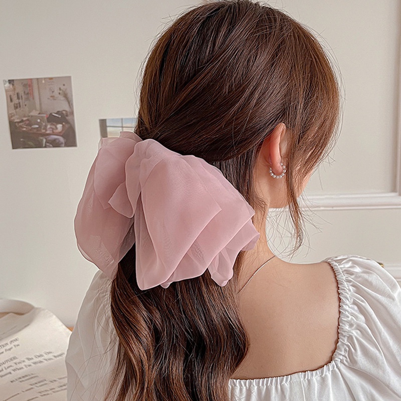 Kẹp Tóc Nơ Ren Xinh Xắn Cho Nữ