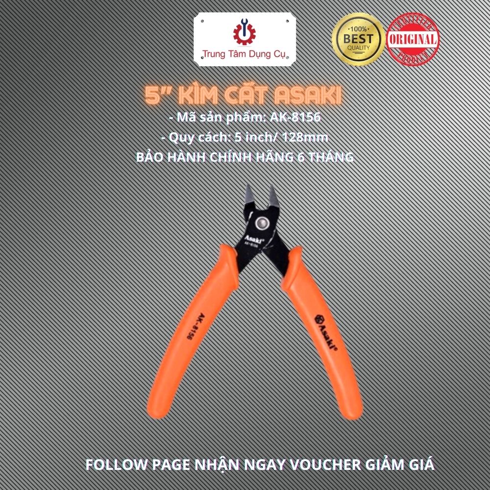 5&quot; Kìm Cắt Asaki AK-8156