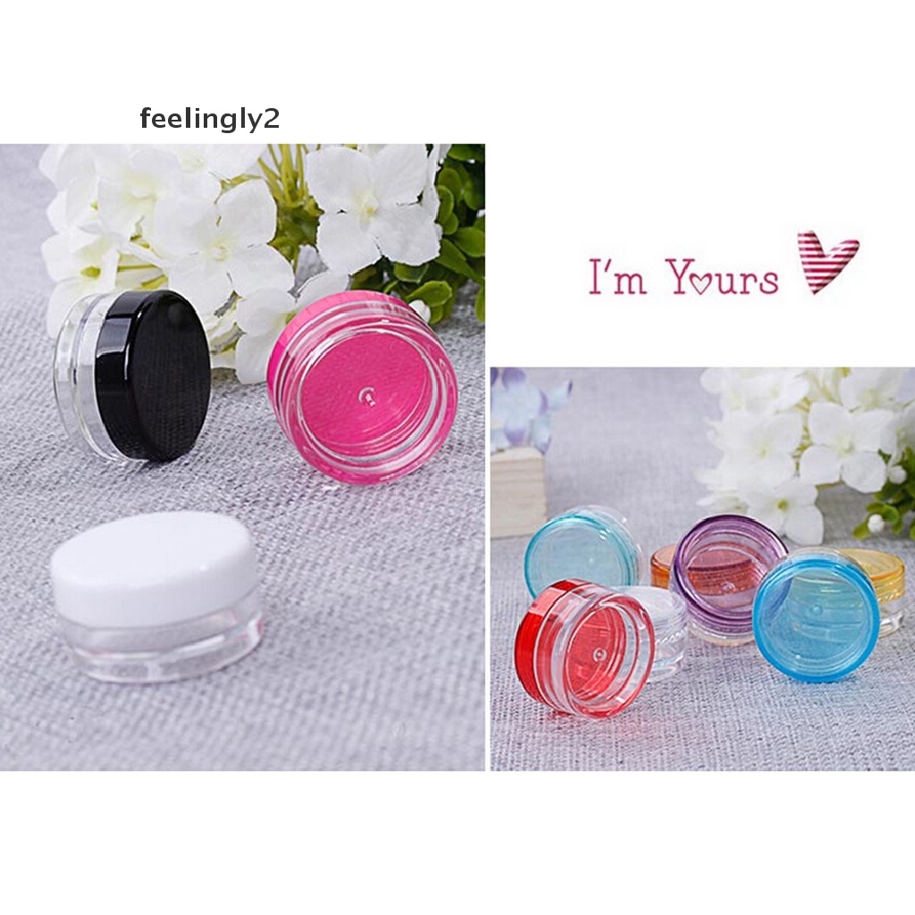 [Hàng mới về] Set 10 lọ rỗng chiết mỹ phẩm 5ml tiện lợi