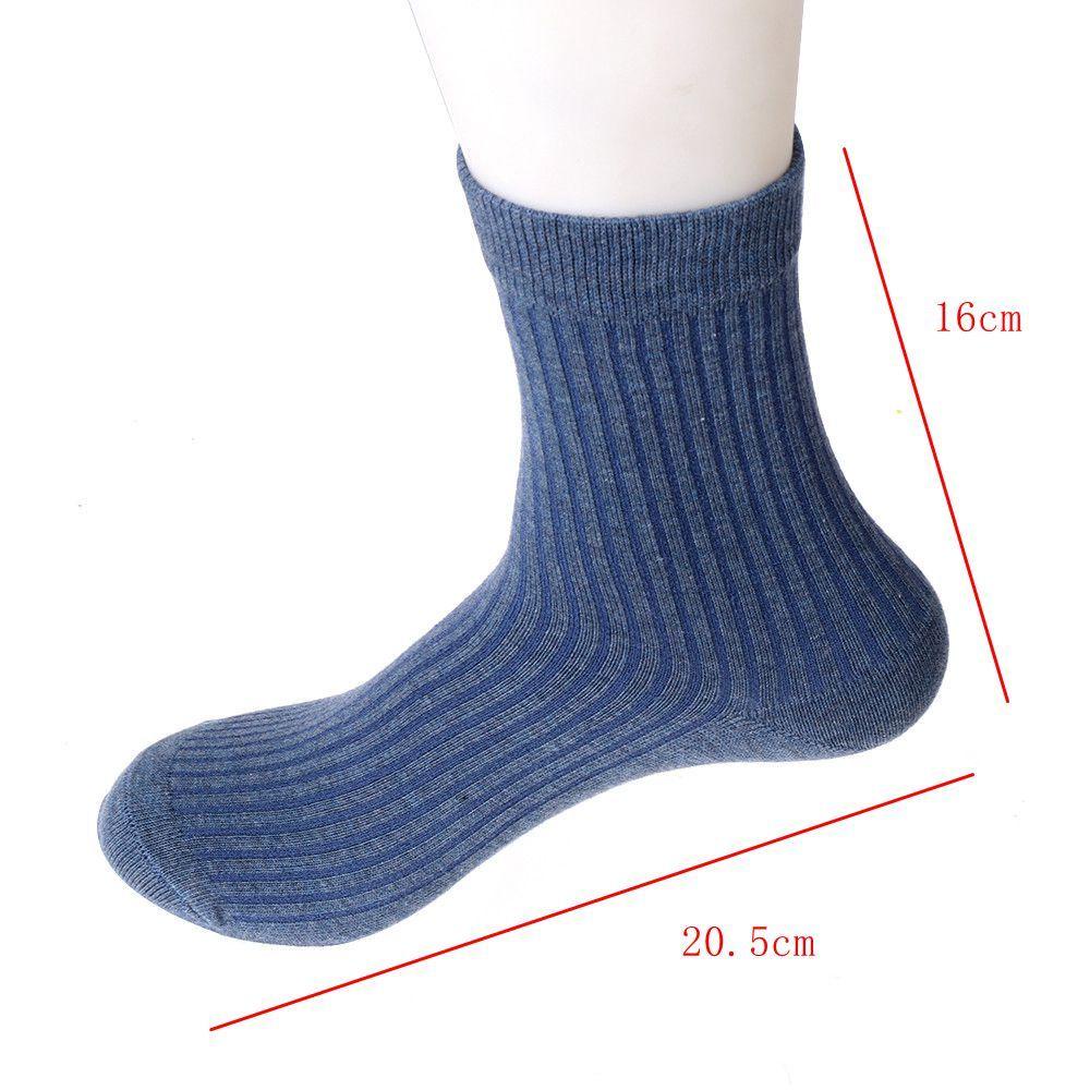 Vớ Cotton Co Giãn Thoáng Khí Thời Trang Thu Đông Cho Nam