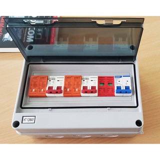 Tủ điện hòa lưới năng lượng mặt trời 5kw/2String Lắp Sẵn IP65 tích hợp Chống sét Lan truyền AC/DC