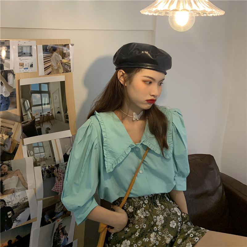 Set áo kiểu + quần short in họa tiết thời trang mùa hè dễ phối đồ | BigBuy360 - bigbuy360.vn
