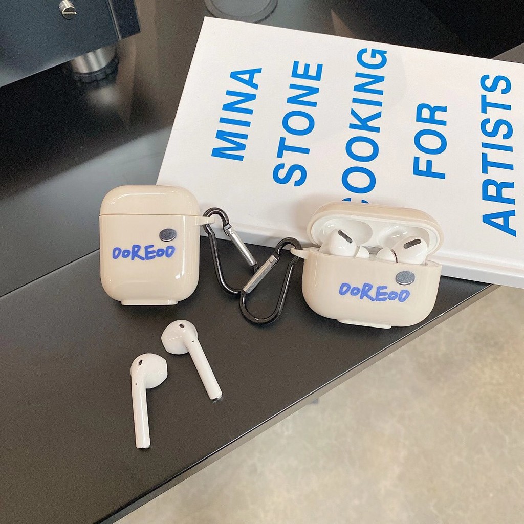 Vỏ Bảo Vệ Hộp Sạc Tai Nghe Airpods 1 / 2 / Pro Hình Bánh Quy Đơn Giản Sáng Tạo | BigBuy360 - bigbuy360.vn