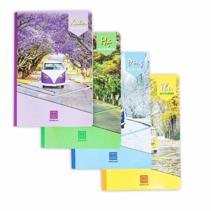5 quyển Vở Hồng Hà 120 trang bốn mùa