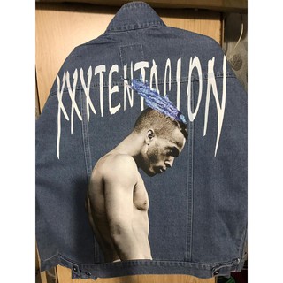 Ao khoac jeans xxtentacion