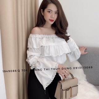 Áo kiểu bẹt vai siêu xinh ☀️