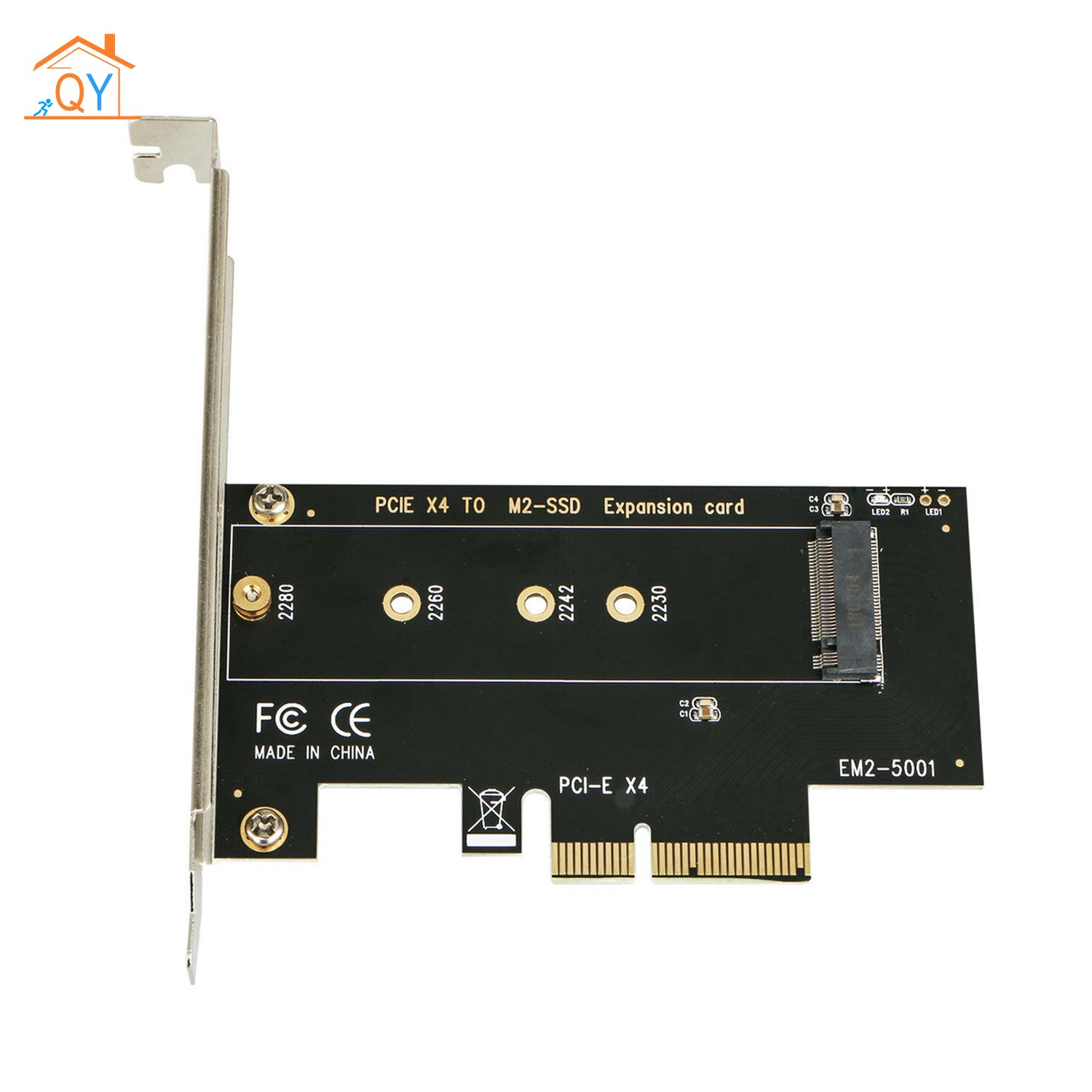 In Stock M.2 Nvme Ssd Ngff To Pcie 3.0 X4 Adapter Pcie To M2 Expansion Card