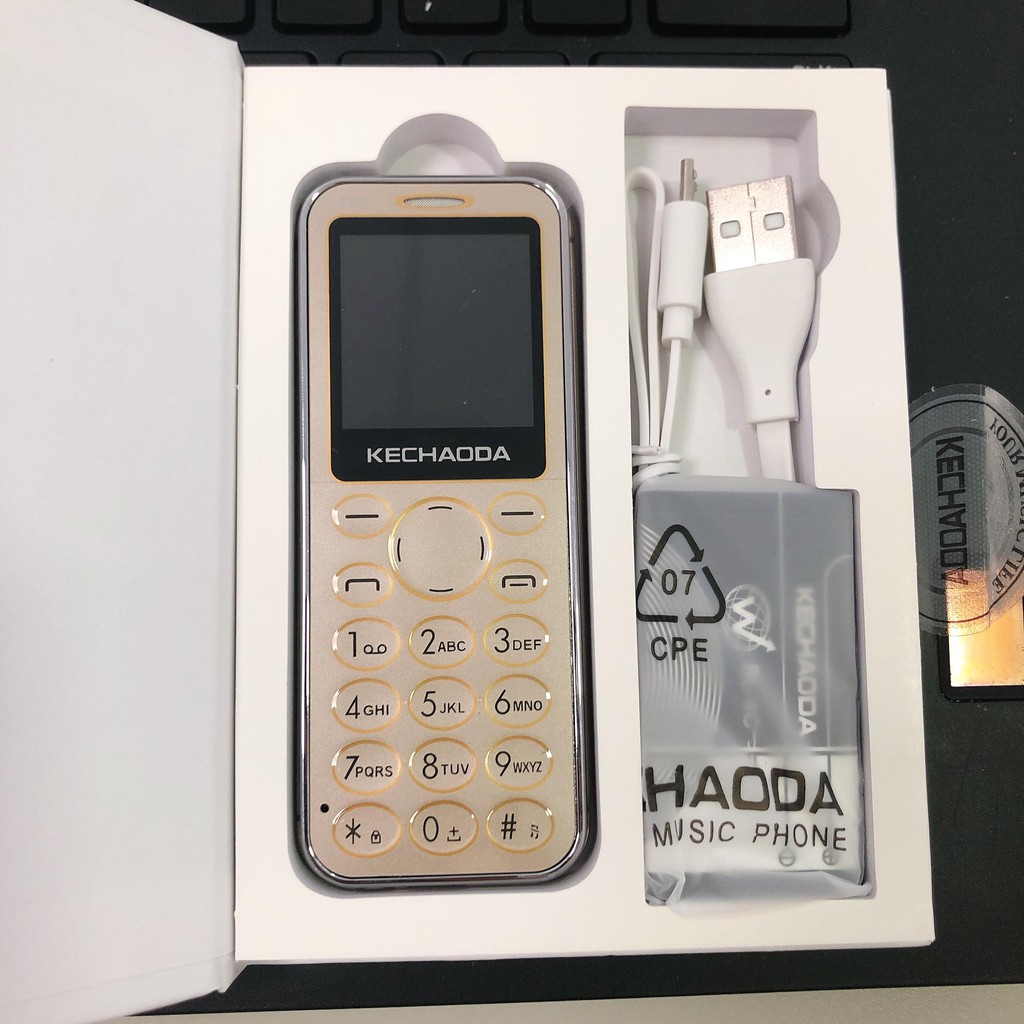 Điện thoại mini Kechaoda K115 KÈM TAI NGHE BLUETOOTH- pin khỏe - siêu móng siêu nhỏ - BH 12 tháng /uy tín
