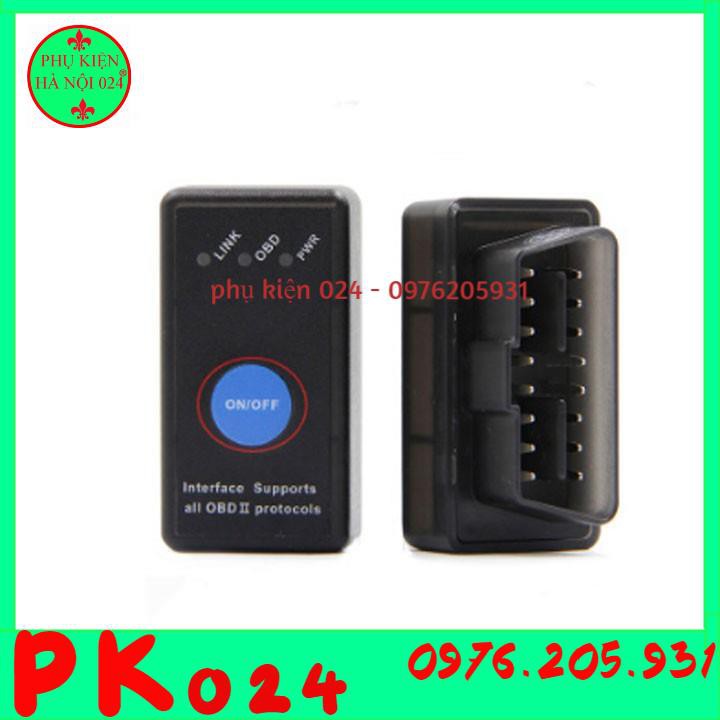 Đầu Độc Lỗi Mini OBD2 Bluetooth 4.0 Có Công Tắc Nguồn Phiên Bản Quét Mã QR Cao Cấp V06H4K-1