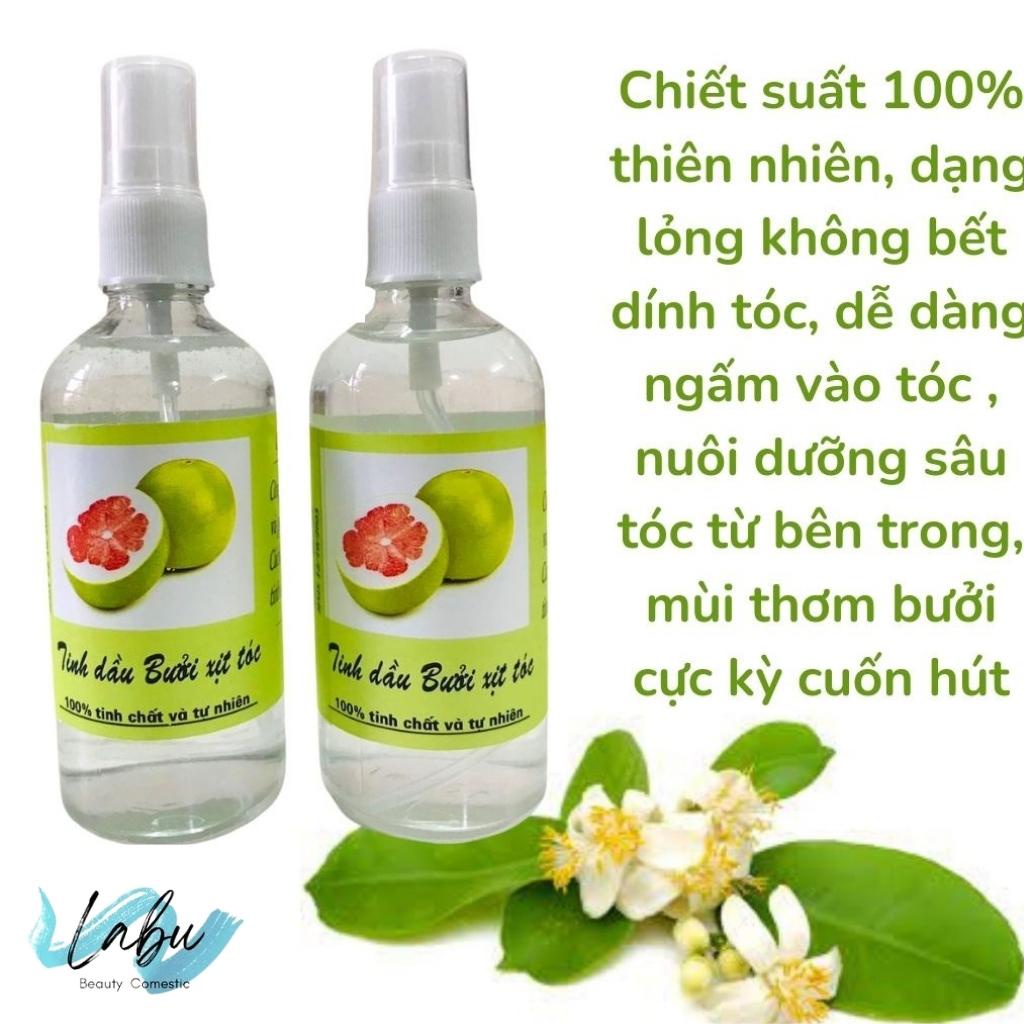 Xịt Tinh Dầu Bưởi LaBu Beauty Nguyên Chất Kích Thích Mọc Tóc Dưỡng Tóc Ngăn Tóc Gãy Dụng