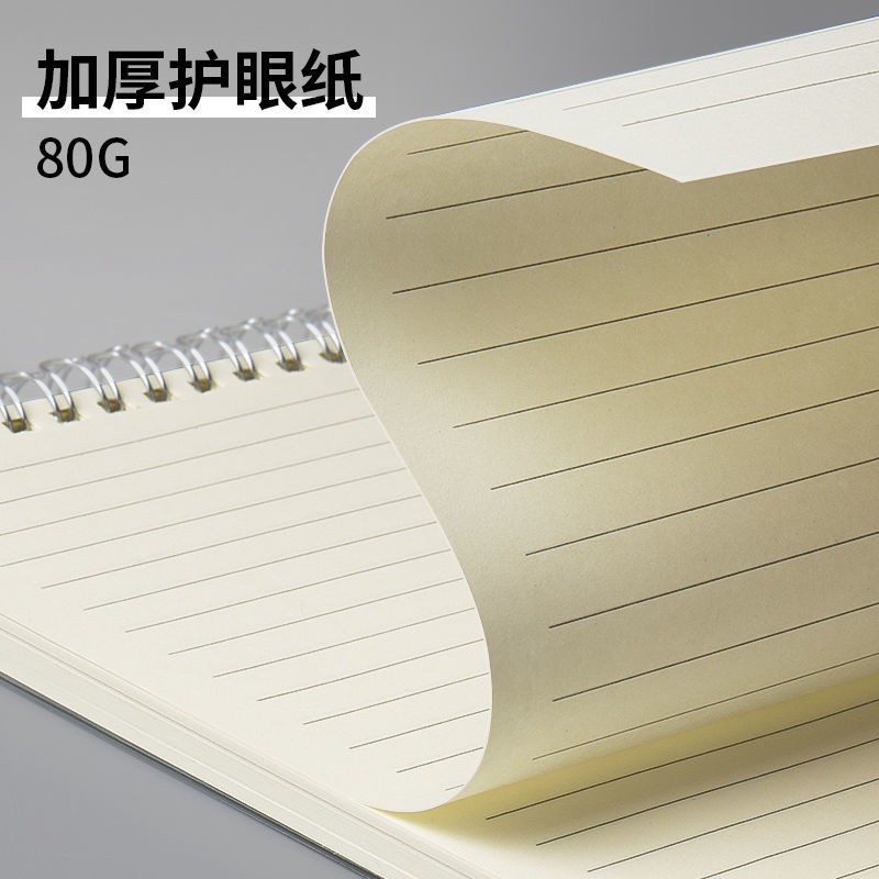 Sổ Tay Khổ A5 Họa Tiết Kẻ Ô Vuông Đơn Giản Có Đèn Led Cho Sinh Viên