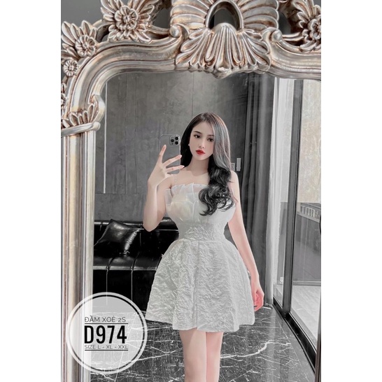 Bigsize Đầm xoè 2S D974