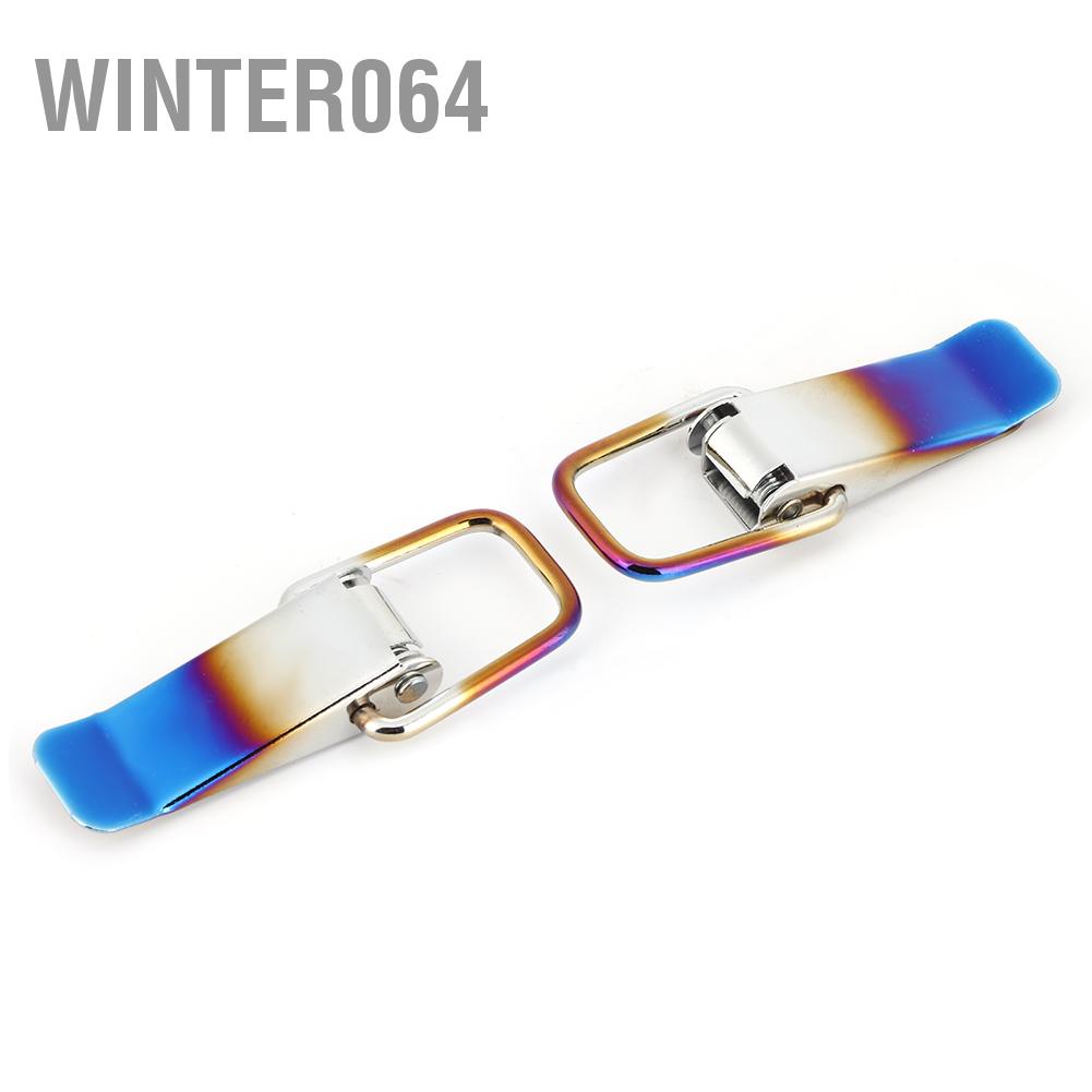 Kẹp Khóa Móc Xe Tải Thao Tác Nhanh Bằng Sắt Màu Trắng Xanh Dương