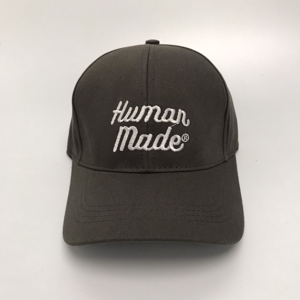 Mũ lưỡi trai Unisex  Nón kết Ulzzang thêu chữ HUMAN MADE chất kaki cao cấp Molly Fashion – NK19