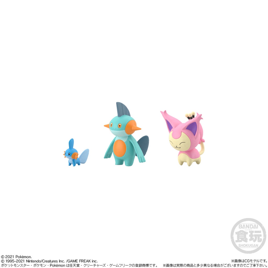 MÔ HÌNH NHÂN VẬT TĨNH CHÍNH HÃNG BANDAI 1/20 SCALE WORLD HOENN REGION LẺ