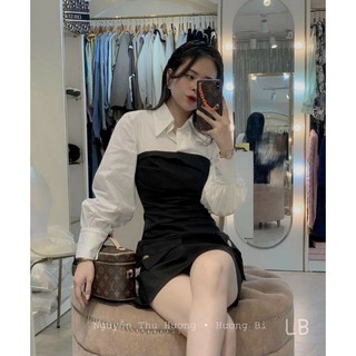 💋💋Váy kaki phối thô hot🔥🔥