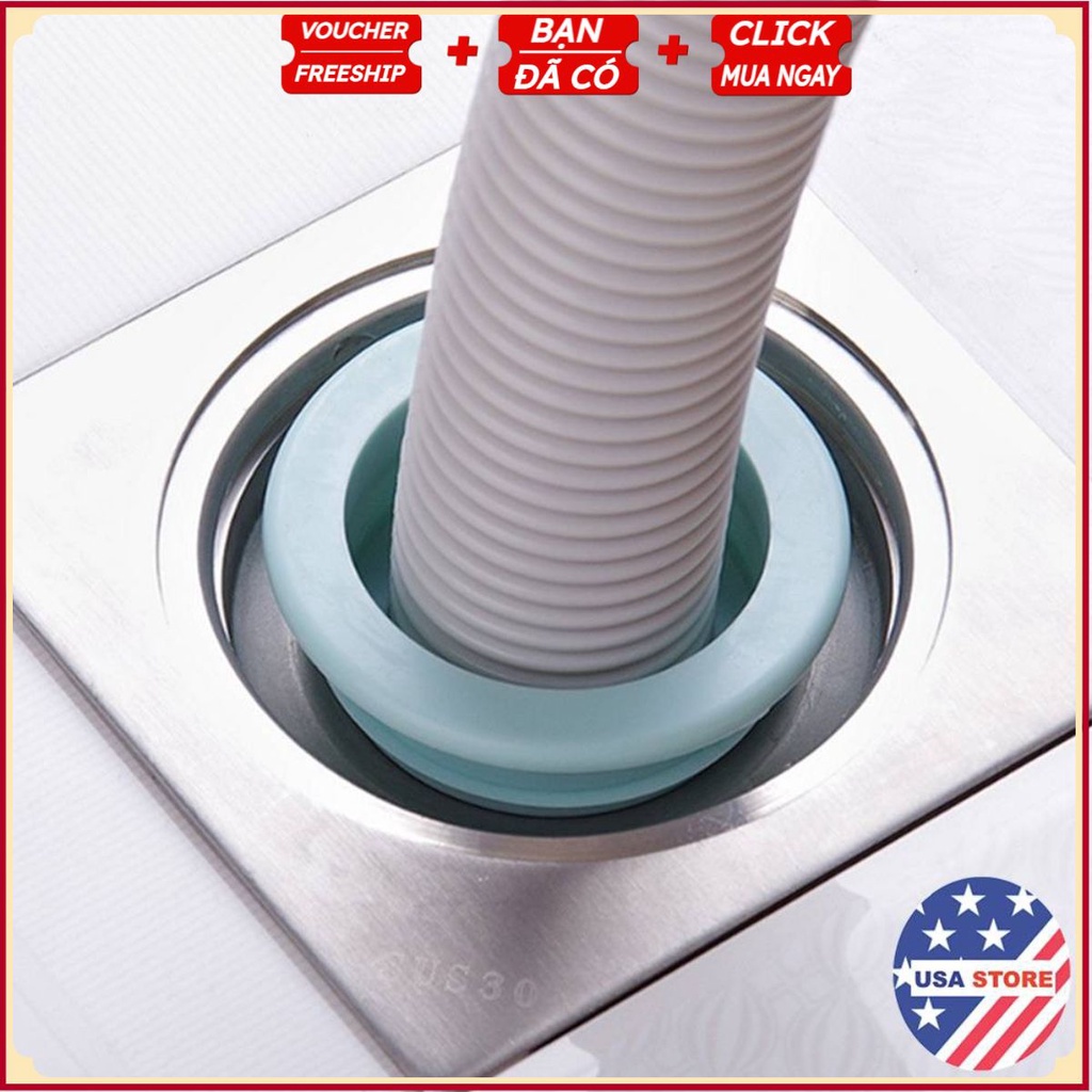 Đầu Giữ Ống Nước Ruột Gà Thông Minh - Đầu Nối Bồn Rửa Và Cống Thoát Nước Ngăn Nước Thải Xả Tràn Sạch Sẽ