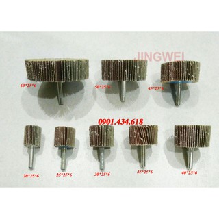 Đầu mài nhám cây cán 6