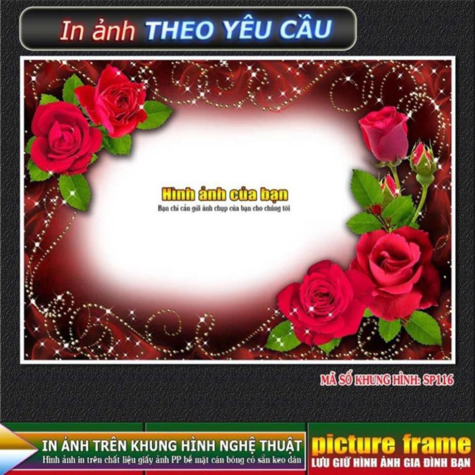 [IN ẢNH THEO YÊU CẦU] - lồng ghép ảnh vào khung hình nghệ thuật. Kích thước 10x15cm.